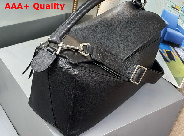 Loewe Large Puzzle Bag in Black Supple Grained Calfskin Replica