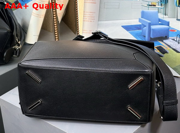 Loewe Large Puzzle Bag in Black Supple Grained Calfskin Replica