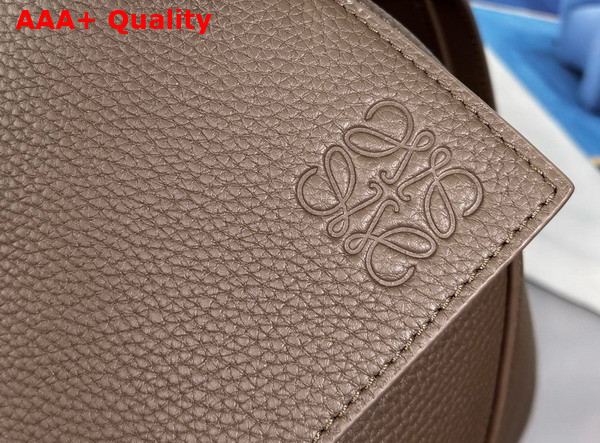 Loewe Large Puzzle Bag in Dark Cigar Grained Calfskin Replica