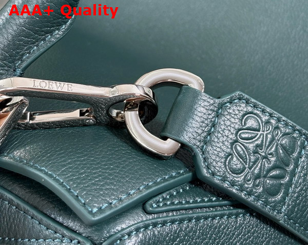 Loewe Large Puzzle Bag in Emerald Green Supple Grained Calfskin Replica