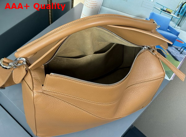 Loewe Large Puzzle Bag in Oak Supple Grained Calfskin Replica