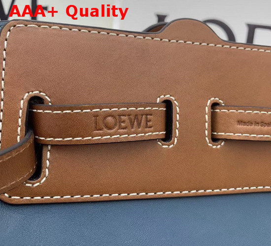 Loewe Lazo Bucket Bag Petroleum Blue Replica