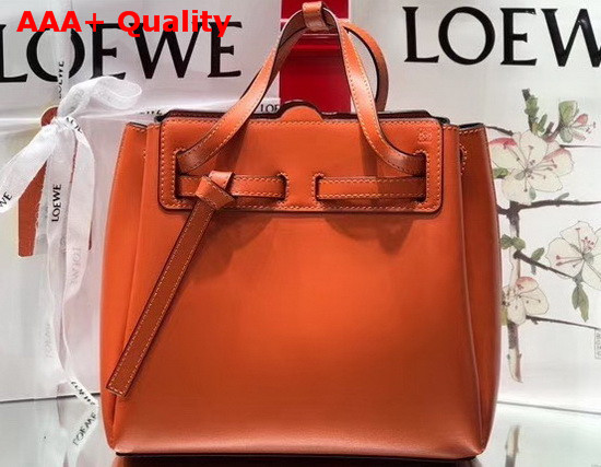 Loewe Lazo Mini Bag in Tan Boxcalf Replica