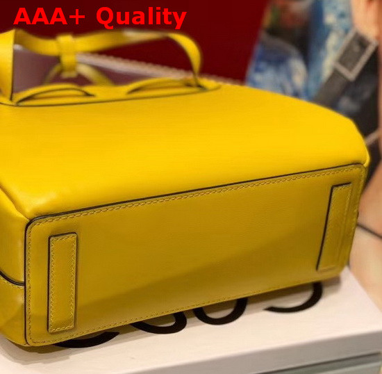 Loewe Lazo Mini Bag in Yellow Boxcalf Replica
