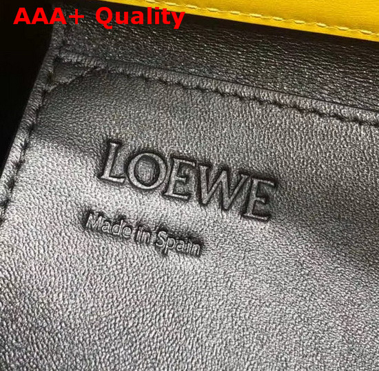 Loewe Lazo Mini Bag in Yellow Boxcalf Replica
