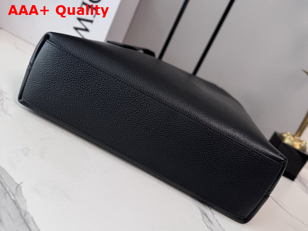 Loewe Loop Zipped Tote in Supple Grained Calfskin Black Replica