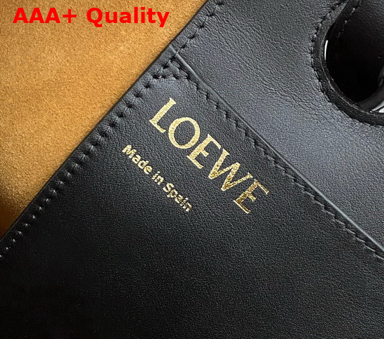 Loewe Medium Anagram Tote in Classic Calfskin Black Replica