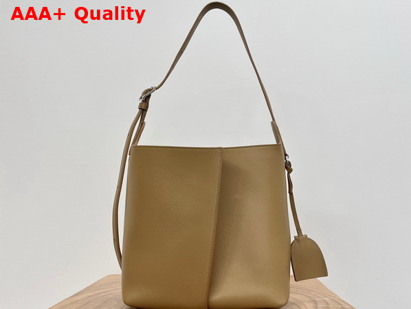 Loewe Medium Bilbao Bucket in Mocha Smooth Calfskin Replica