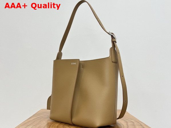 Loewe Medium Bilbao Bucket in Mocha Smooth Calfskin Replica