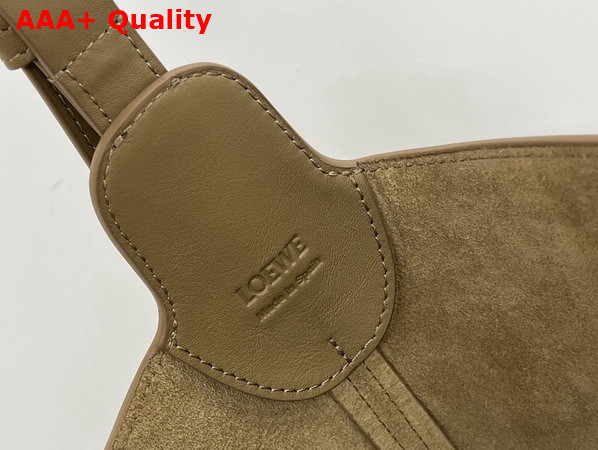 Loewe Medium Bilbao Bucket in Mocha Smooth Calfskin Replica