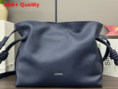 Loewe Medium Flamenco Clutch in Abyss Blue Nappa Calfskin Replica
