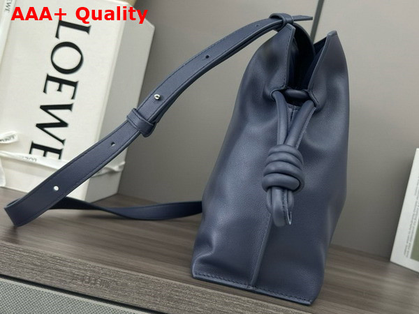 Loewe Medium Flamenco Clutch in Abyss Blue Nappa Calfskin Replica