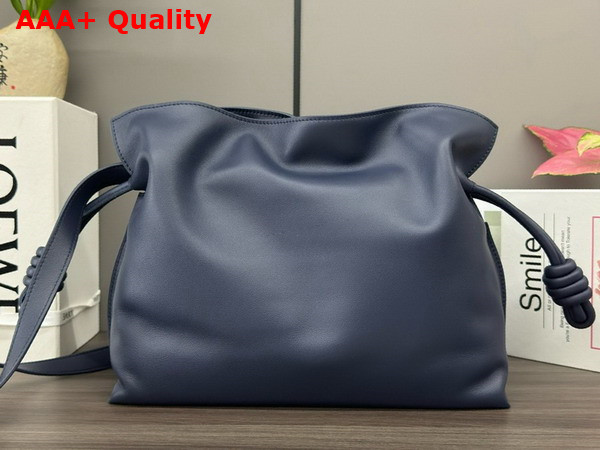 Loewe Medium Flamenco Clutch in Abyss Blue Nappa Calfskin Replica