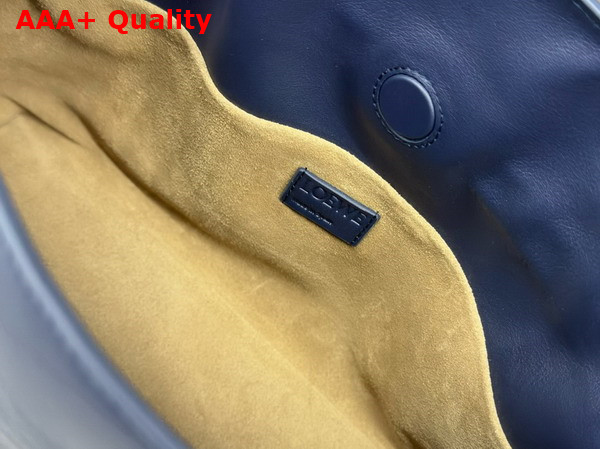 Loewe Medium Flamenco Clutch in Abyss Blue Nappa Calfskin Replica