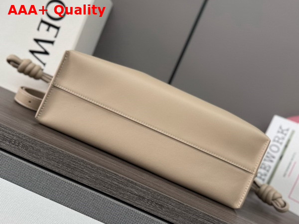 Loewe Medium Flamenco Clutch in Sand Nappa Calfskin Replica