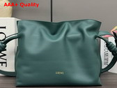 Loewe Medium Flamenco Clutch in Vetiver Nappa Calfskin Replica