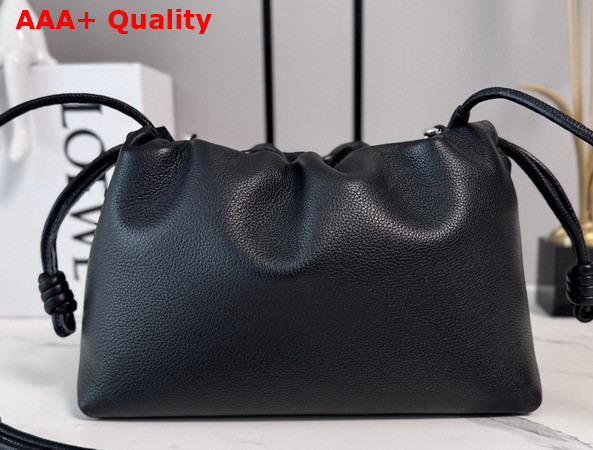 Loewe Medium Flamenco Purse in Fine Grained Calfskin Black Replica