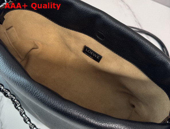 Loewe Medium Flamenco Purse in Fine Grained Calfskin Black Replica