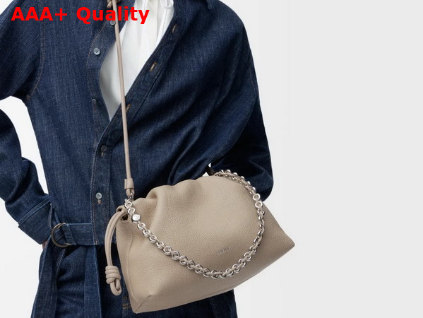 Loewe Medium Flamenco Purse in Fine Grained Calfskin Clay Replica