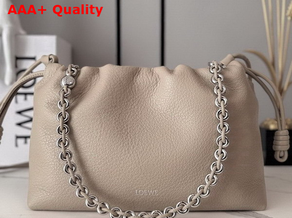 Loewe Medium Flamenco Purse in Fine Grained Calfskin Clay Replica