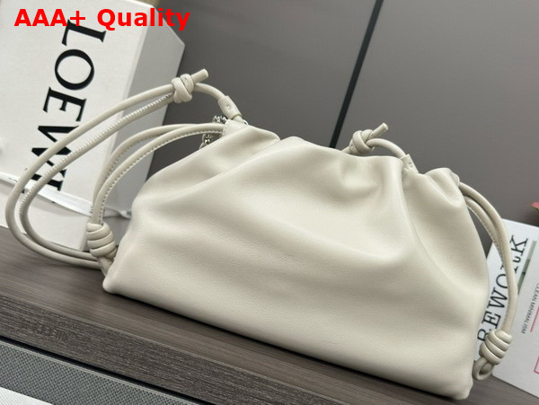 Loewe Medium Flamenco Purse in Sea Salt Mellow Nappa Lambskin Replica