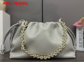 Loewe Medium Flamenco Purse in Shell Grey Mellow Nappa Lambskin Replica