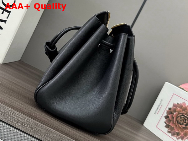 Loewe Medium Madrid Bag in Black Supple Calfskin Replica
