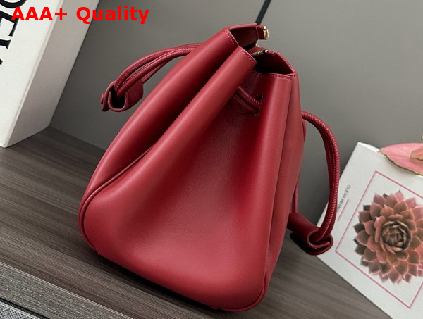 Loewe Medium Madrid Bag in Burnt Red Supple Calfskin Replica