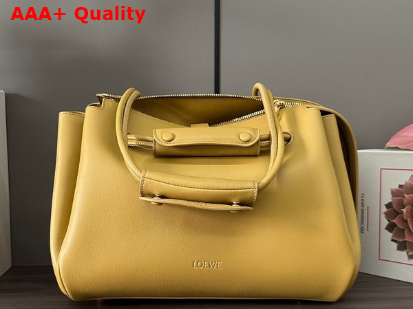 Loewe Medium Madrid Bag in Sahara Supple Calfskin Replica