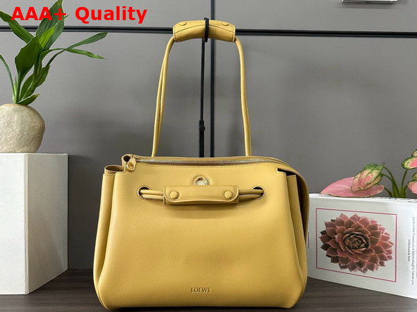 Loewe Medium Madrid Bag in Sahara Supple Calfskin Replica