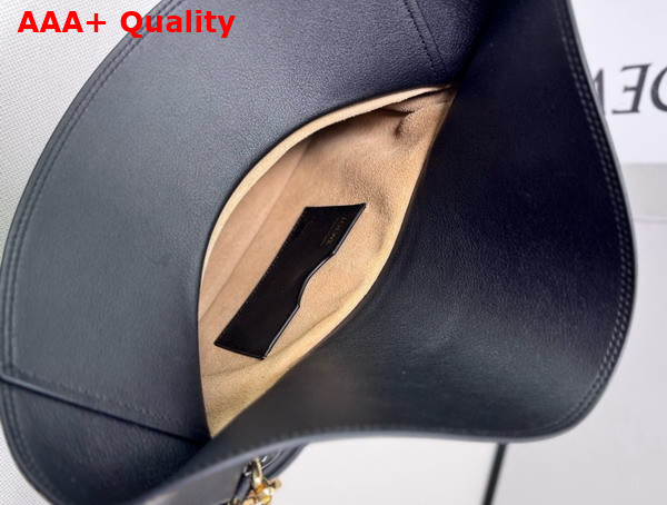 Loewe Medium Ola Bag in Black Smooth Calfskin Replica