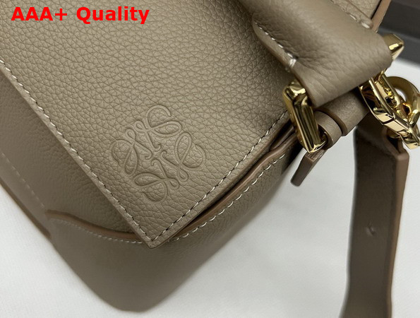 Loewe Medium Puzzle Edge Bag in Beige Grained Calfskin Replica