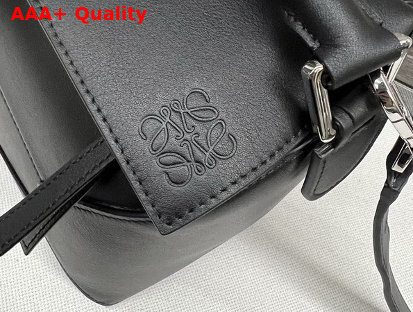 Loewe Medium Puzzle Edge Bag in Black Classic Calfskin Replica