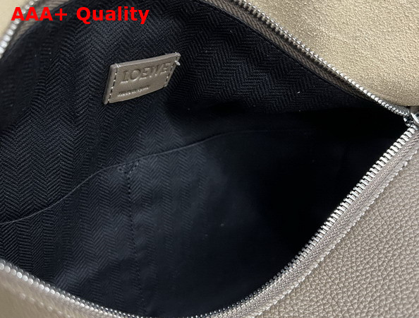 Loewe Medium Puzzle Edge Bag in Dark Khaki Grained Calfskin Replica