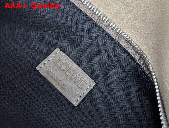 Loewe Medium Puzzle Edge Bag in Dark Khaki Grained Calfskin Replica