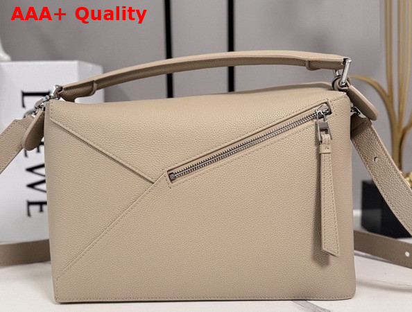 Loewe Medium Puzzle Edge Bag in Sand Grained Calfskin Replica