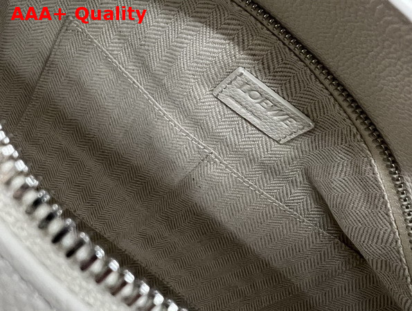 Loewe Medium Puzzle Edge Bag in Soft White Grained Calfskin Replica