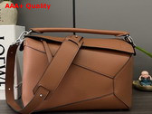 Loewe Medium Puzzle Edge Bag in Tan Classic Calfskin Replica