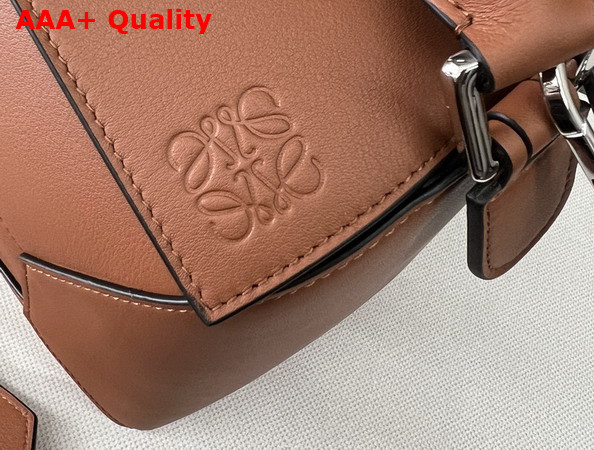 Loewe Medium Puzzle Edge Bag in Tan Classic Calfskin Replica