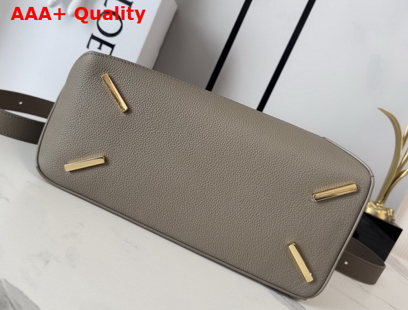 Loewe Medium Puzzle Edge Bag in Taupe Grained Calfskin Replica