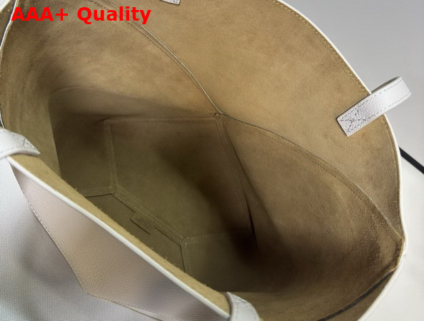 Loewe Medium Puzzle Fold Tote in Pearl Grey Grained Calfskin Replica