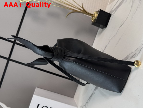 Loewe Medium Scarf Bag in Black Smooth Calfskin Replica