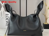 Loewe Medium Scarf Bag in Black Smooth Calfskin Replica