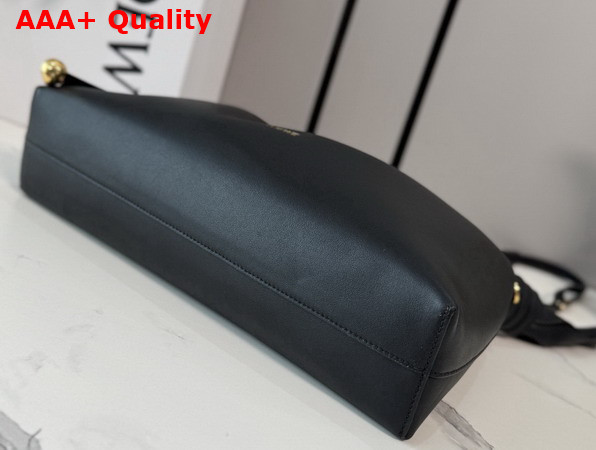 Loewe Medium Scarf Bag in Black Smooth Calfskin Replica