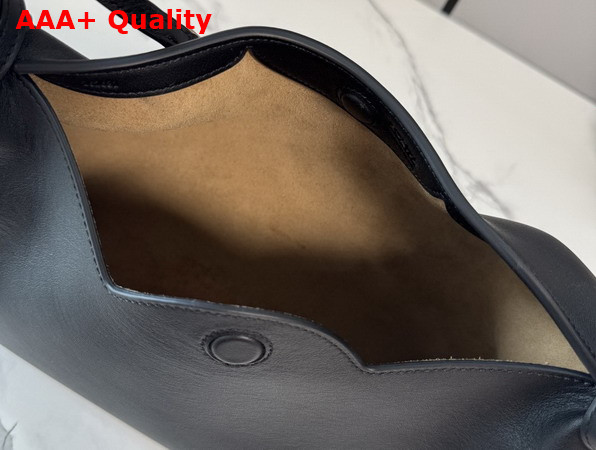 Loewe Medium Scarf Bag in Black Smooth Calfskin Replica