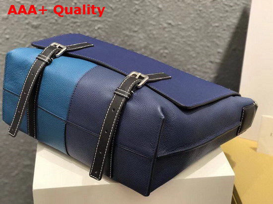 Loewe Military Messenger Small Bag Marine Multitone Replica