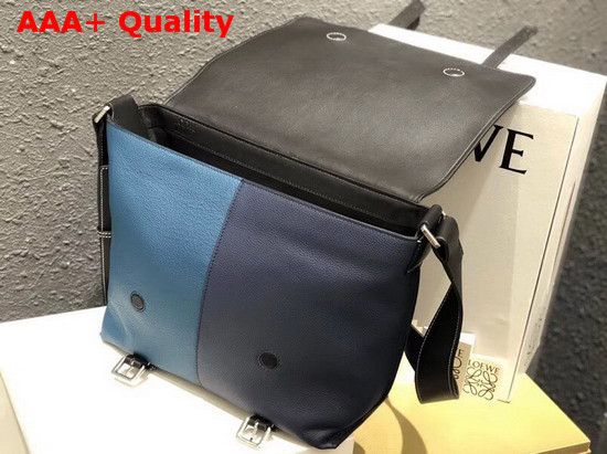 Loewe Military Messenger Small Bag Marine Multitone Replica