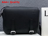 Loewe Military Messenger XS Bag Black Soft Grained Calf Leather Replica