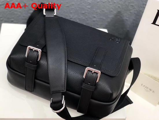 Loewe Military Messenger XS Bag Black Soft Grained Calf Leather Replica