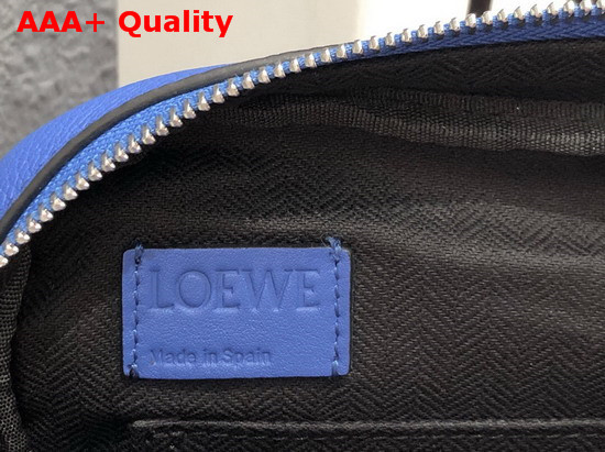 Loewe Military Messenger XS Bag Pacific Blue Soft Grained Calf Leather Replica